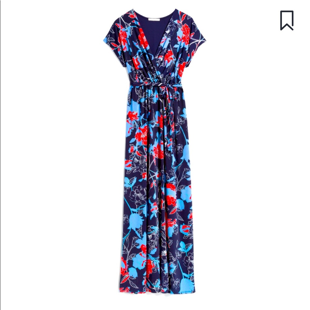 Stitch Fix Gilli floral wrap maxi dress